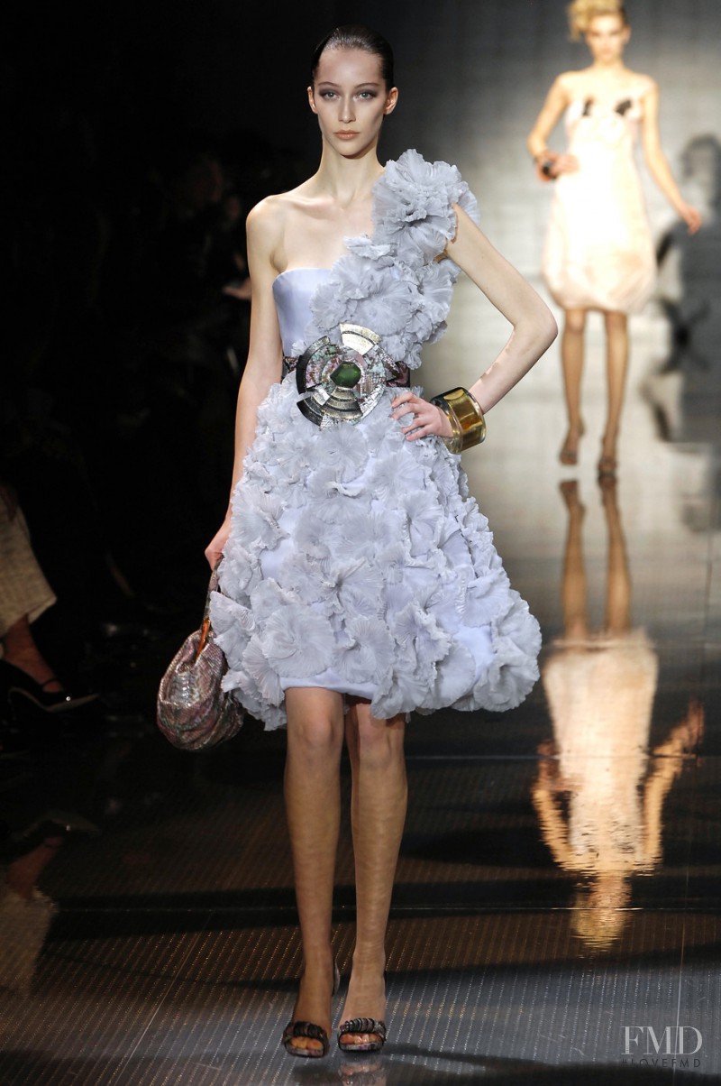 Alana Zimmer featured in  the Armani Prive fashion show for Spring/Summer 2008