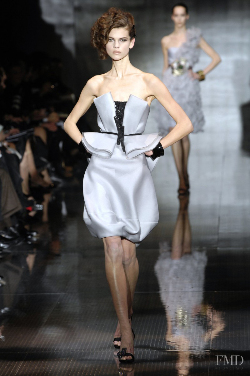 Alexandra Tomlinson featured in  the Armani Prive fashion show for Spring/Summer 2008