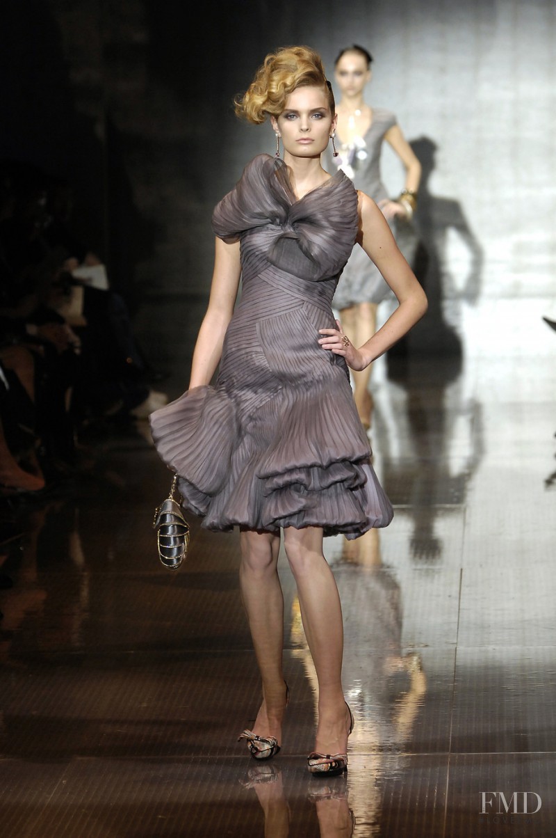Agnete Hegelund featured in  the Armani Prive fashion show for Spring/Summer 2008
