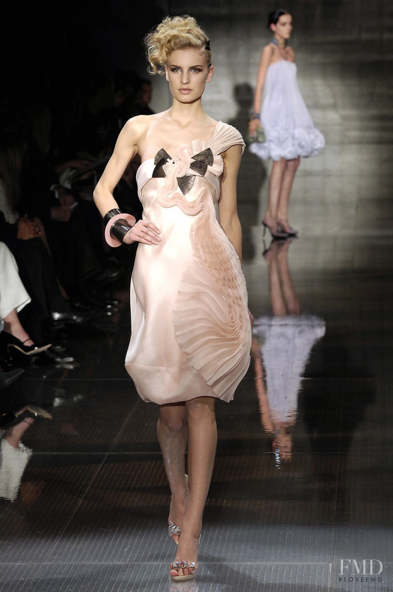 Jasmin Ploder featured in  the Armani Prive fashion show for Spring/Summer 2008