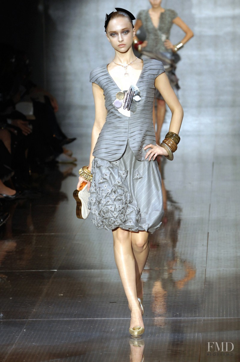 Marcelina Sowa featured in  the Armani Prive fashion show for Spring/Summer 2008