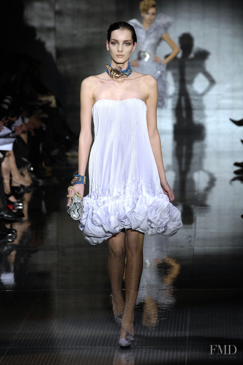 Denisa Dvorakova featured in  the Armani Prive fashion show for Spring/Summer 2008