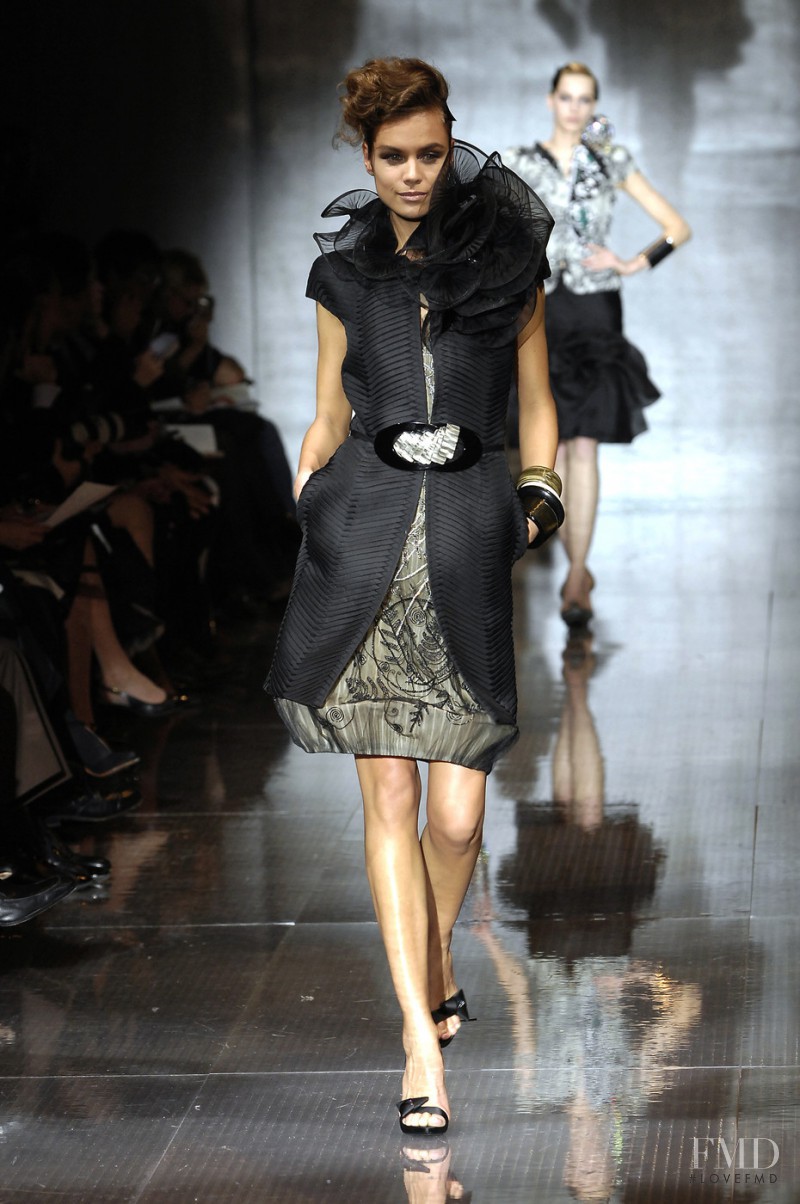 Olga Hoholko featured in  the Armani Prive fashion show for Spring/Summer 2008