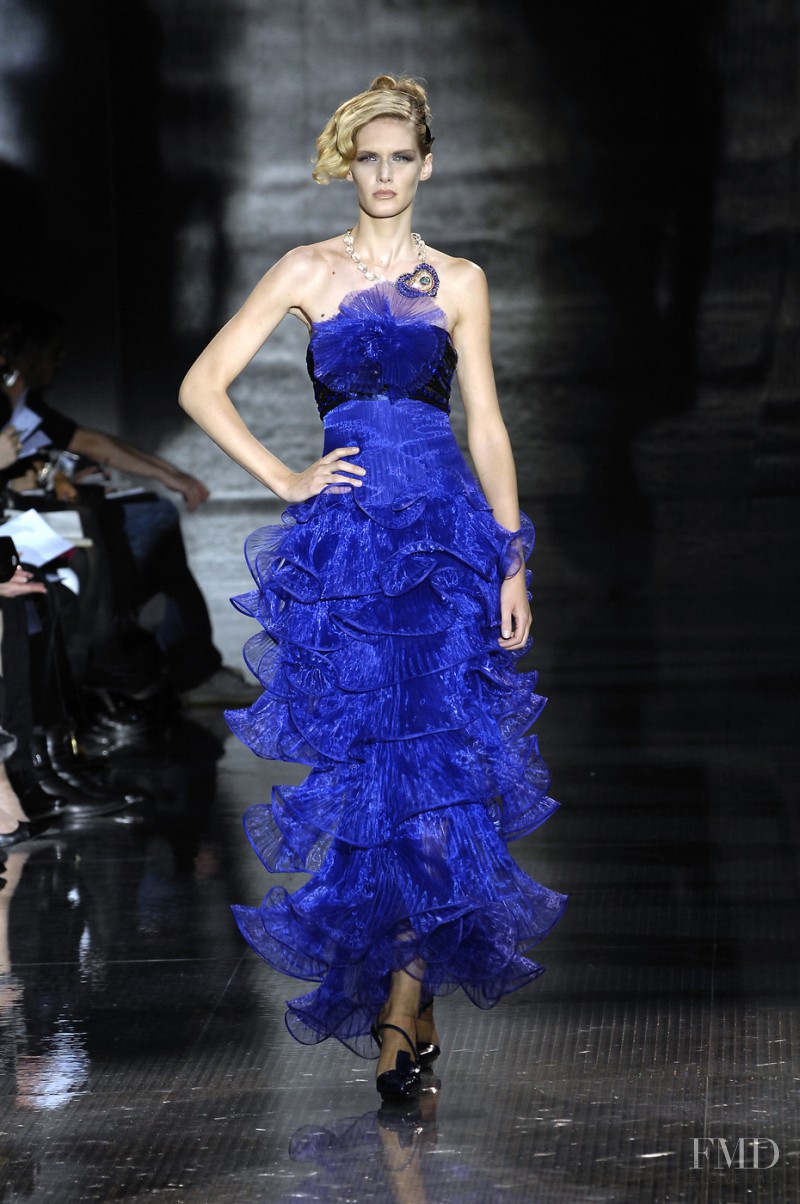 Romina Lanaro featured in  the Armani Prive fashion show for Spring/Summer 2008