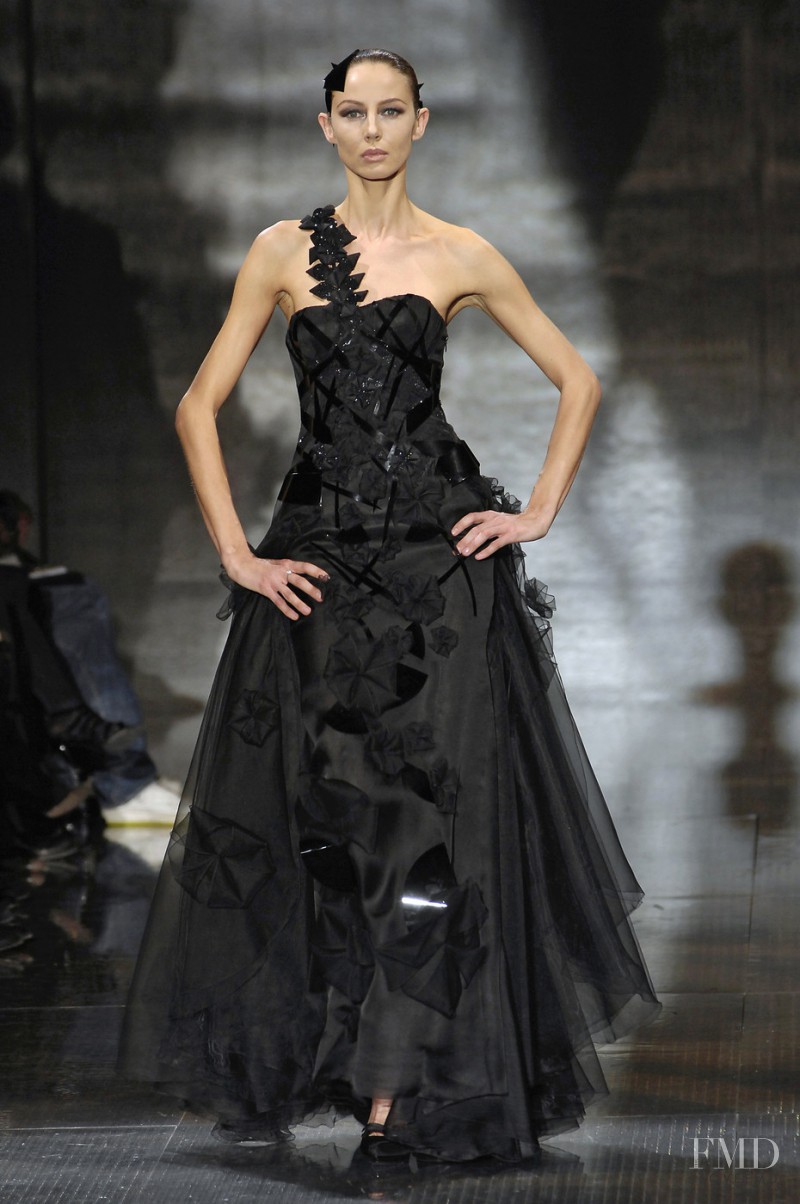Anna Rybus featured in  the Armani Prive fashion show for Spring/Summer 2008