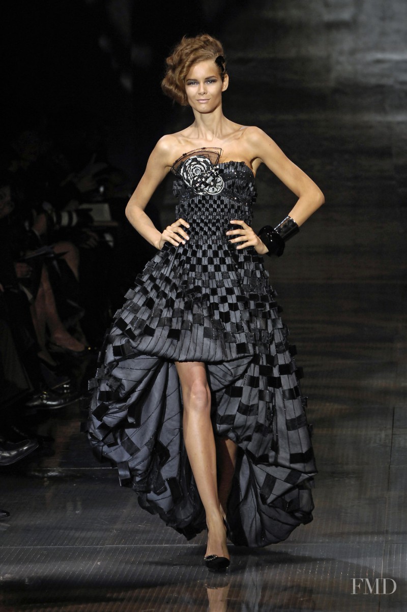 Flavia de Oliveira featured in  the Armani Prive fashion show for Spring/Summer 2008