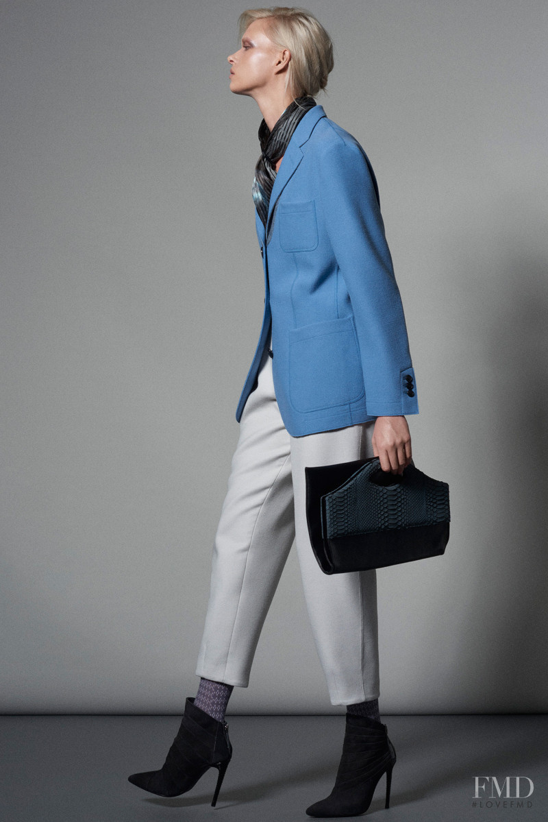 Alyona Subbotina featured in  the Giorgio Armani lookbook for Pre-Fall 2015