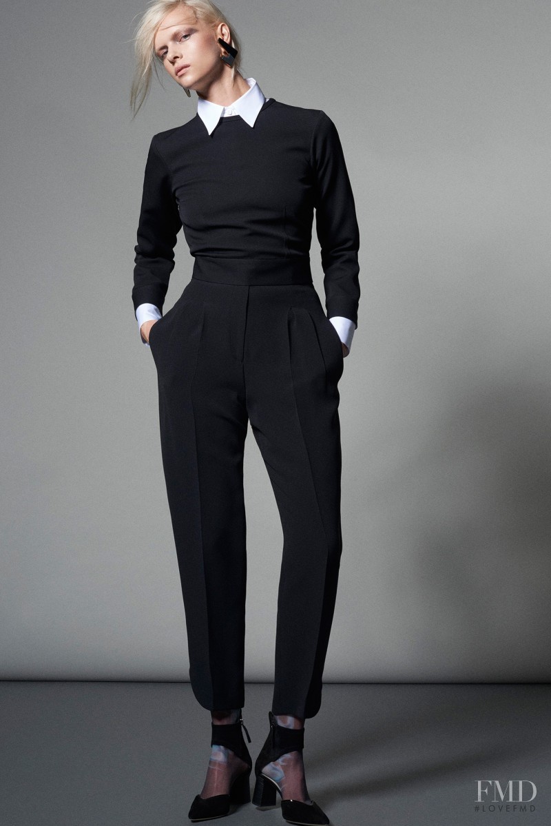 Alyona Subbotina featured in  the Giorgio Armani lookbook for Pre-Fall 2015