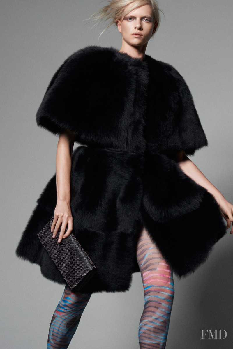 Alyona Subbotina featured in  the Giorgio Armani lookbook for Pre-Fall 2015