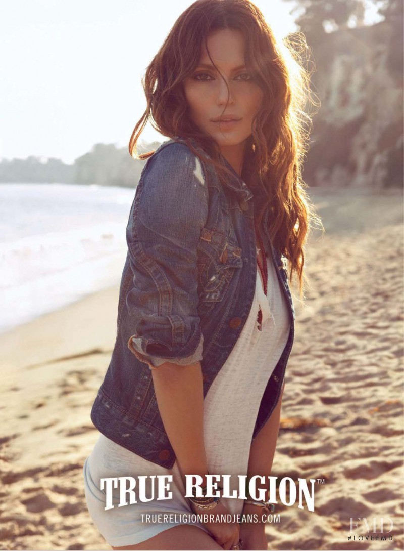 Catrinel Menghia featured in  the True Religion advertisement for Spring/Summer 2013