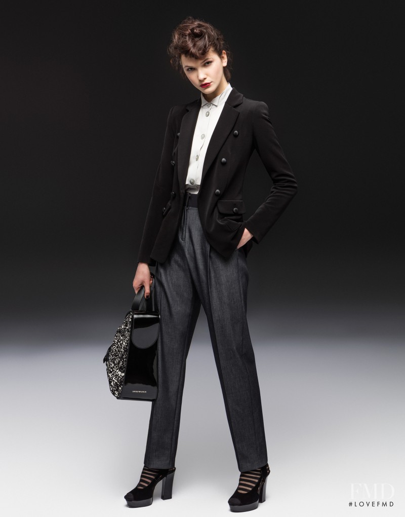 Emporio Armani lookbook for Pre-Fall 2016