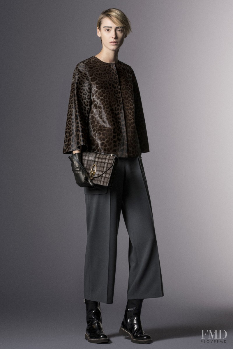 Anastasia Gorodilova featured in  the Giorgio Armani fashion show for Pre-Fall 2014