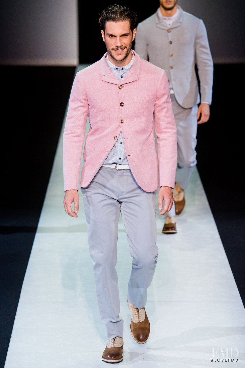 Giorgio Armani fashion show for Spring/Summer 2014