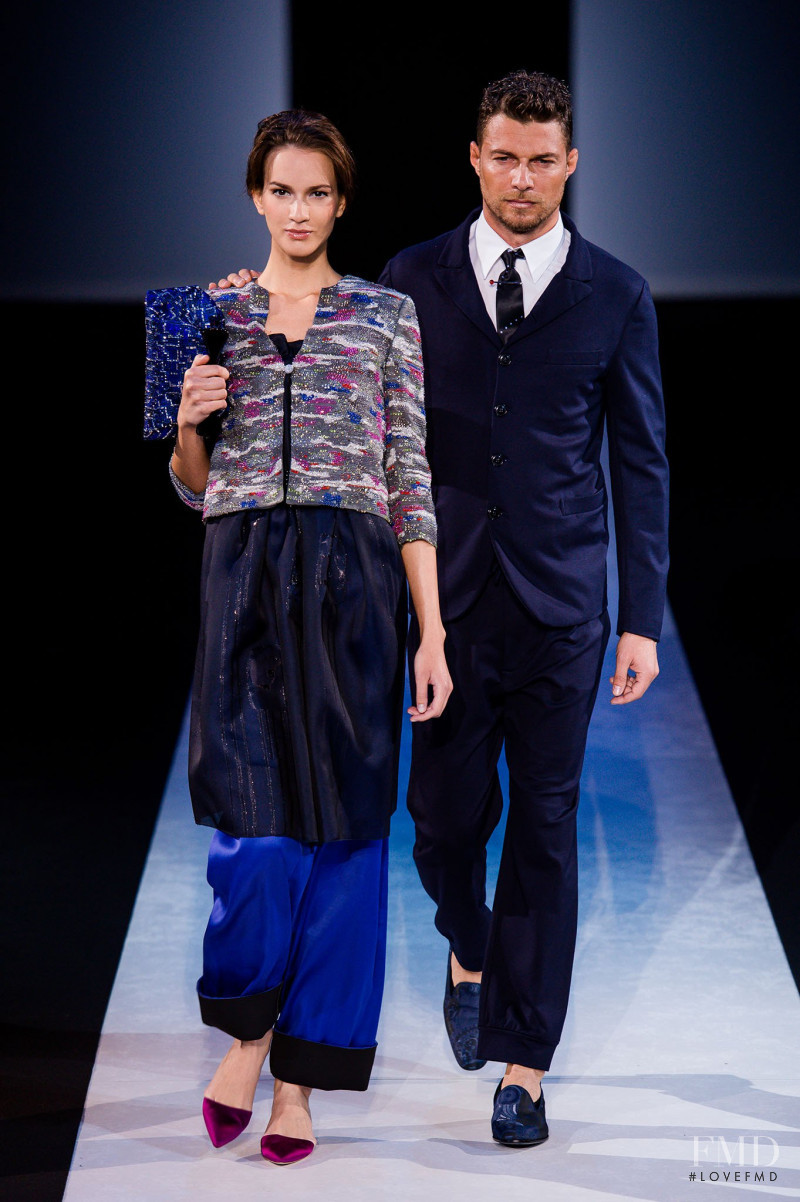 Giorgio Armani fashion show for Spring/Summer 2014