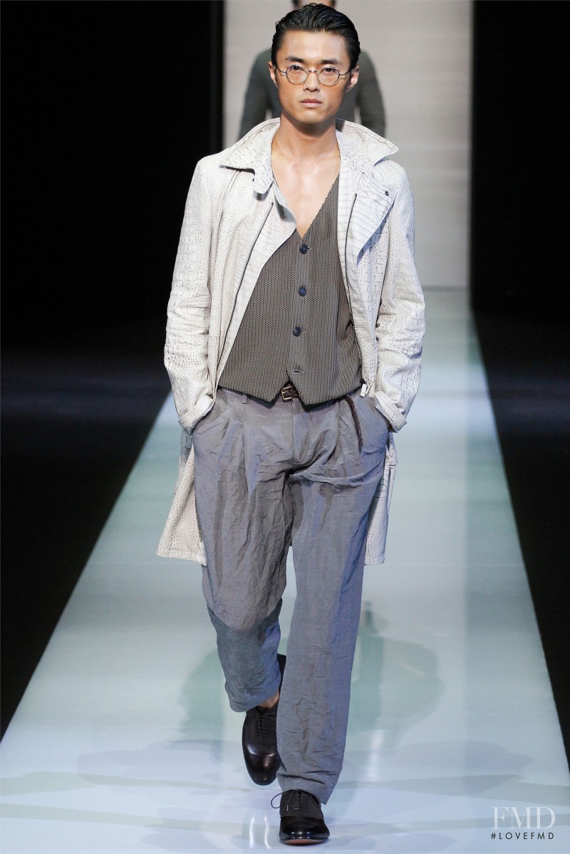 Giorgio Armani fashion show for Spring/Summer 2013