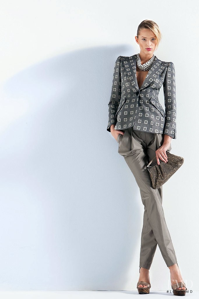 Michaela Kocianova featured in  the Giorgio Armani lookbook for Resort 2011