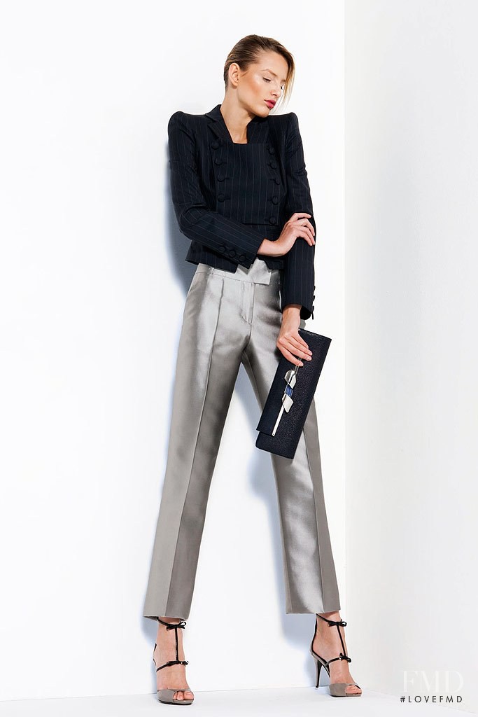 Michaela Kocianova featured in  the Giorgio Armani lookbook for Resort 2011