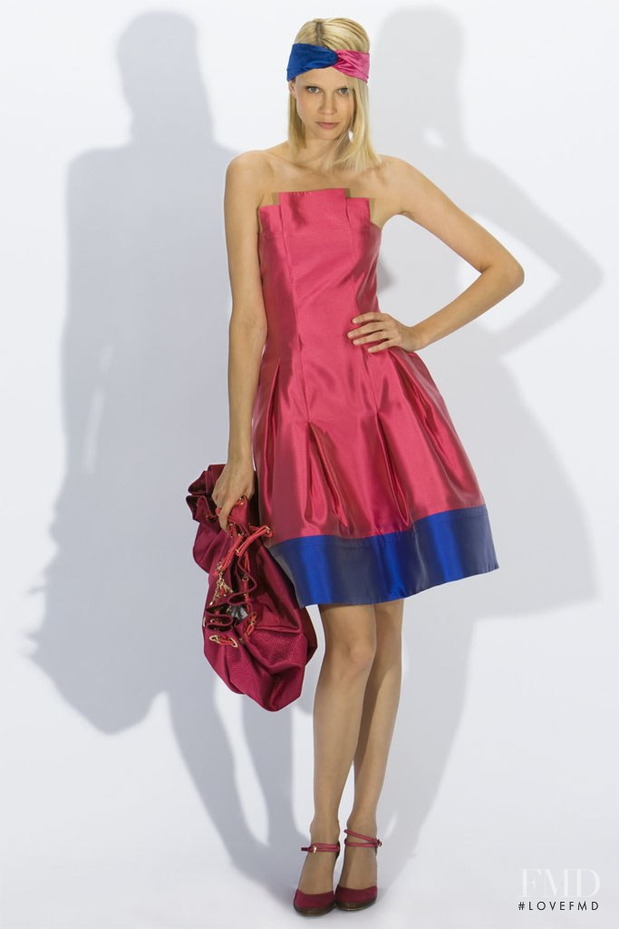 Veronika Pospisilova featured in  the Giorgio Armani lookbook for Resort 2010