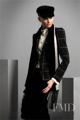 Kerstin Mannik featured in  the Giorgio Armani lookbook for Pre-Fall 2008