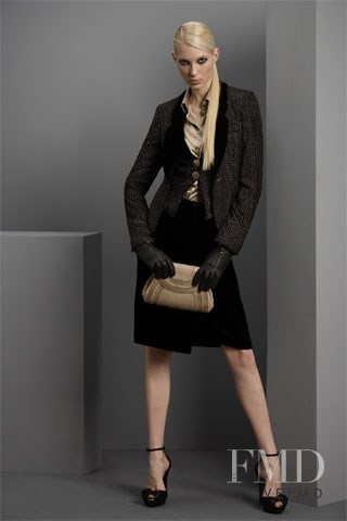 Ieva Seskute featured in  the Giorgio Armani lookbook for Pre-Fall 2008