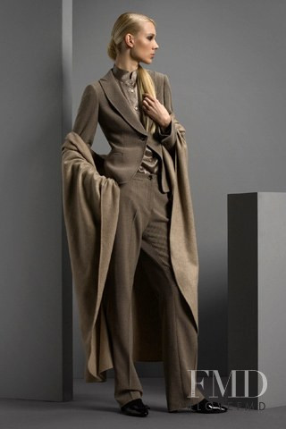 Ieva Seskute featured in  the Giorgio Armani lookbook for Pre-Fall 2008