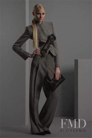 Kerstin Mannik featured in  the Giorgio Armani lookbook for Pre-Fall 2008