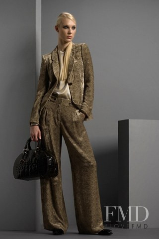 Ieva Seskute featured in  the Giorgio Armani lookbook for Pre-Fall 2008