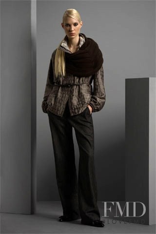 Ieva Seskute featured in  the Giorgio Armani lookbook for Pre-Fall 2008