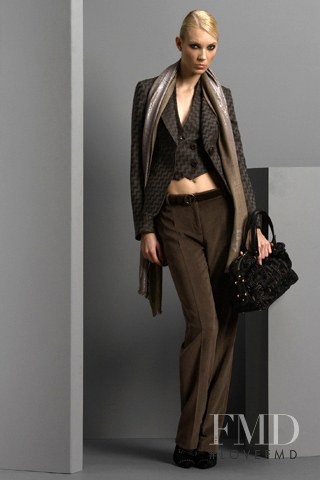 Ieva Seskute featured in  the Giorgio Armani lookbook for Pre-Fall 2008