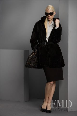 Ieva Seskute featured in  the Giorgio Armani lookbook for Pre-Fall 2008