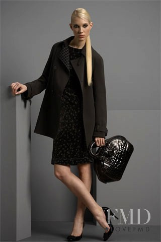 Ieva Seskute featured in  the Giorgio Armani lookbook for Pre-Fall 2008