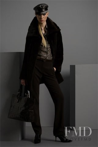 Ieva Seskute featured in  the Giorgio Armani lookbook for Pre-Fall 2008