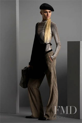 Kerstin Mannik featured in  the Giorgio Armani lookbook for Pre-Fall 2008