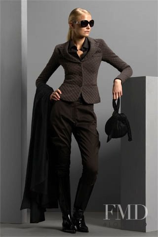 Kerstin Mannik featured in  the Giorgio Armani lookbook for Pre-Fall 2008