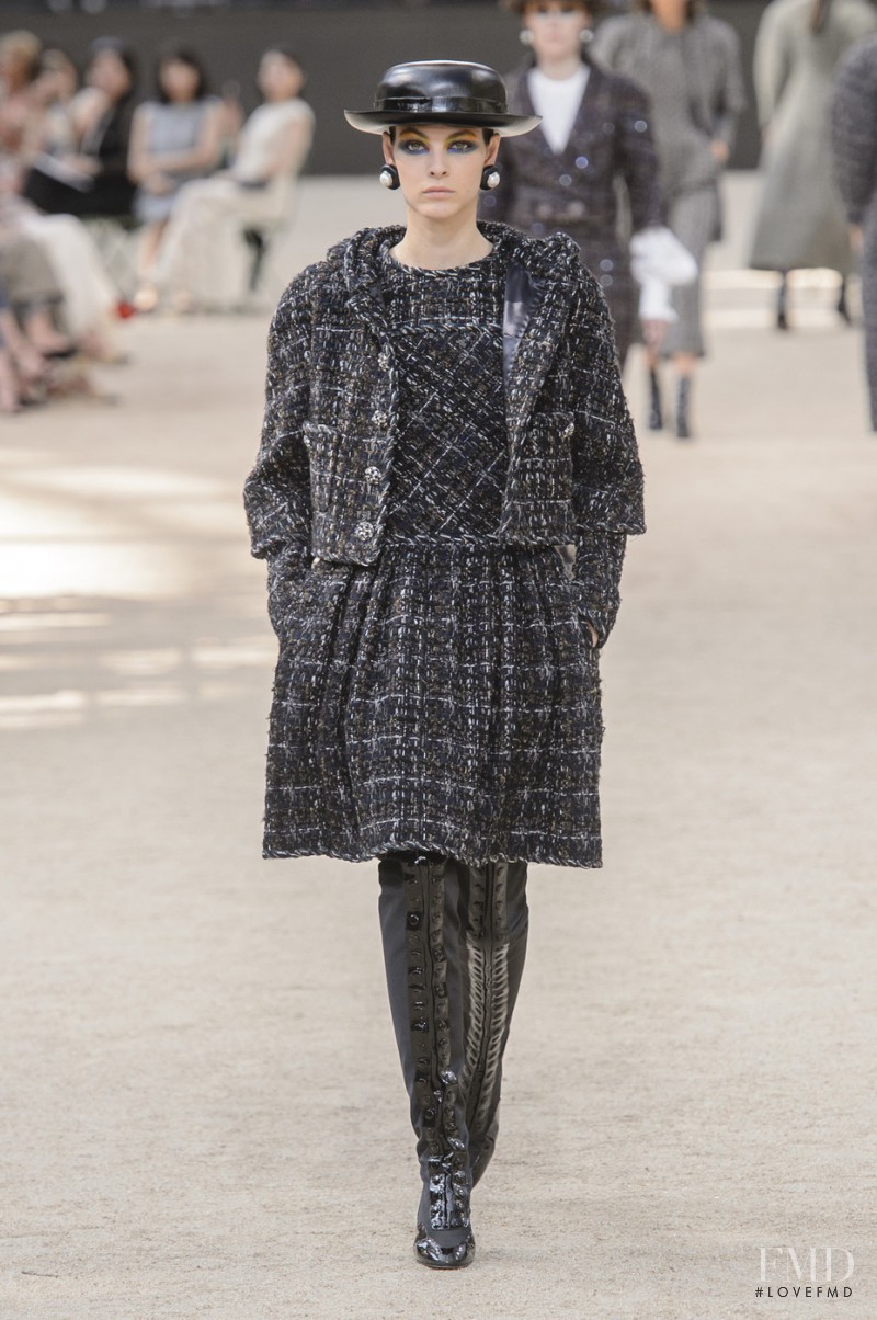 Vittoria Ceretti featured in  the Chanel Haute Couture fashion show for Autumn/Winter 2017