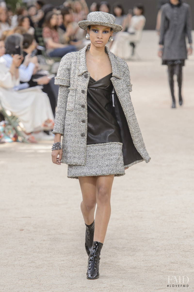 Lineisy Montero featured in  the Chanel Haute Couture fashion show for Autumn/Winter 2017
