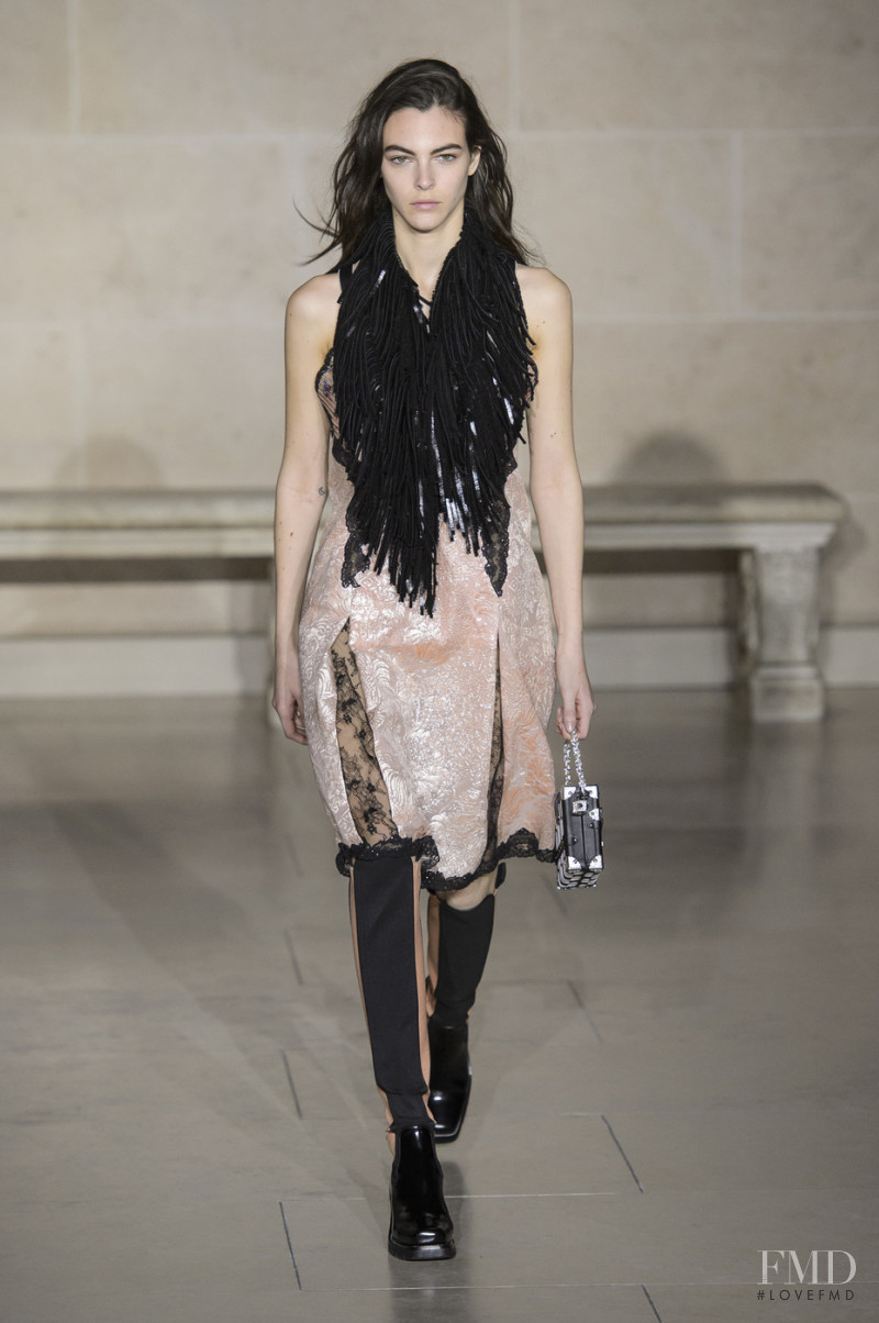 Vittoria Ceretti featured in  the Louis Vuitton fashion show for Autumn/Winter 2017