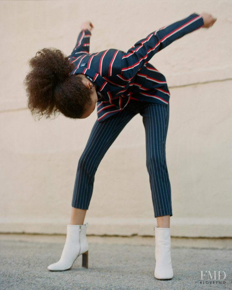 Selena Forrest featured in  the rag & bone lookbook for Spring/Summer 2017