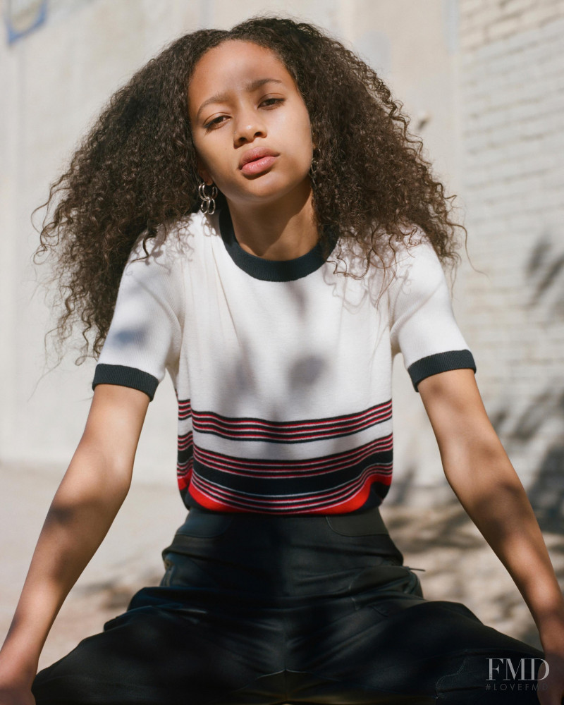 Selena Forrest featured in  the rag & bone lookbook for Spring/Summer 2017