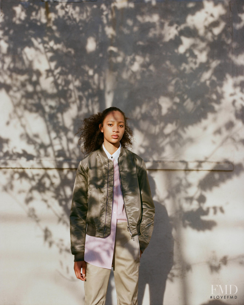 Selena Forrest featured in  the rag & bone lookbook for Spring/Summer 2017