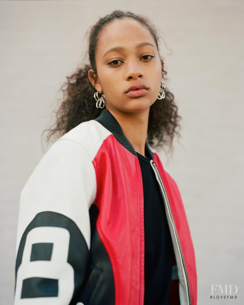 Selena Forrest featured in  the rag & bone lookbook for Spring/Summer 2017