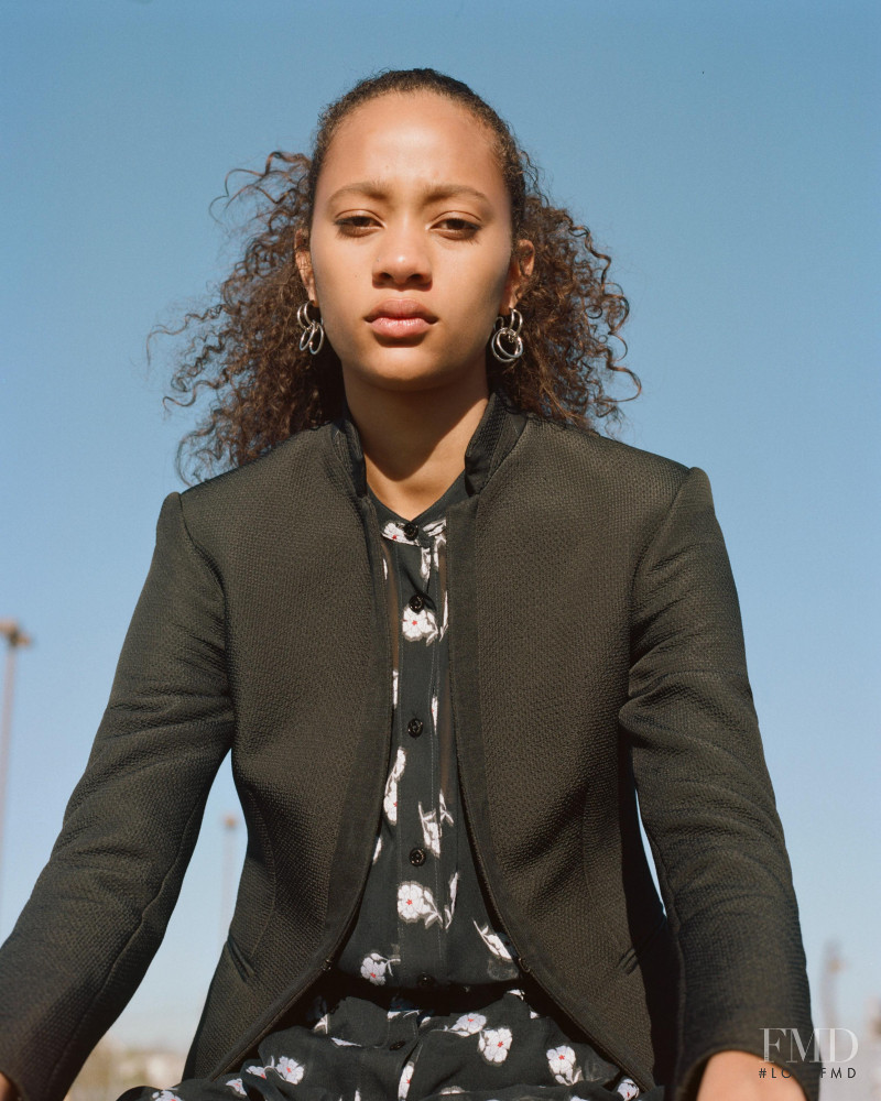Selena Forrest featured in  the rag & bone lookbook for Spring/Summer 2017