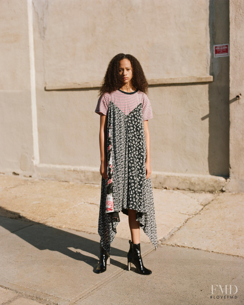 Selena Forrest featured in  the rag & bone lookbook for Spring/Summer 2017