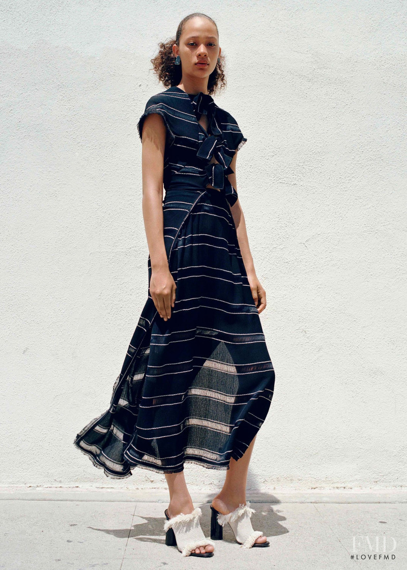 Selena Forrest featured in  the Proenza Schouler lookbook for Resort 2017