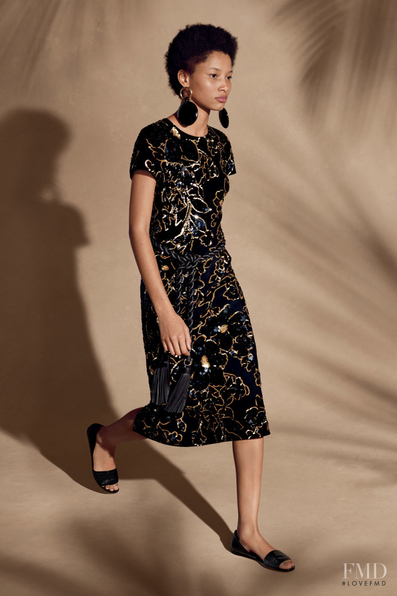 Lineisy Montero featured in  the Michael Kors Collection lookbook for Resort 2018