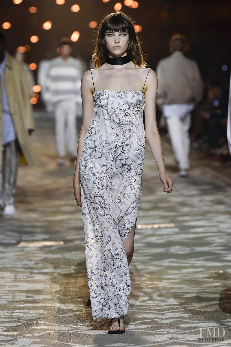 Grace Hartzel featured in  the HUGO fashion show for Spring/Summer 2018