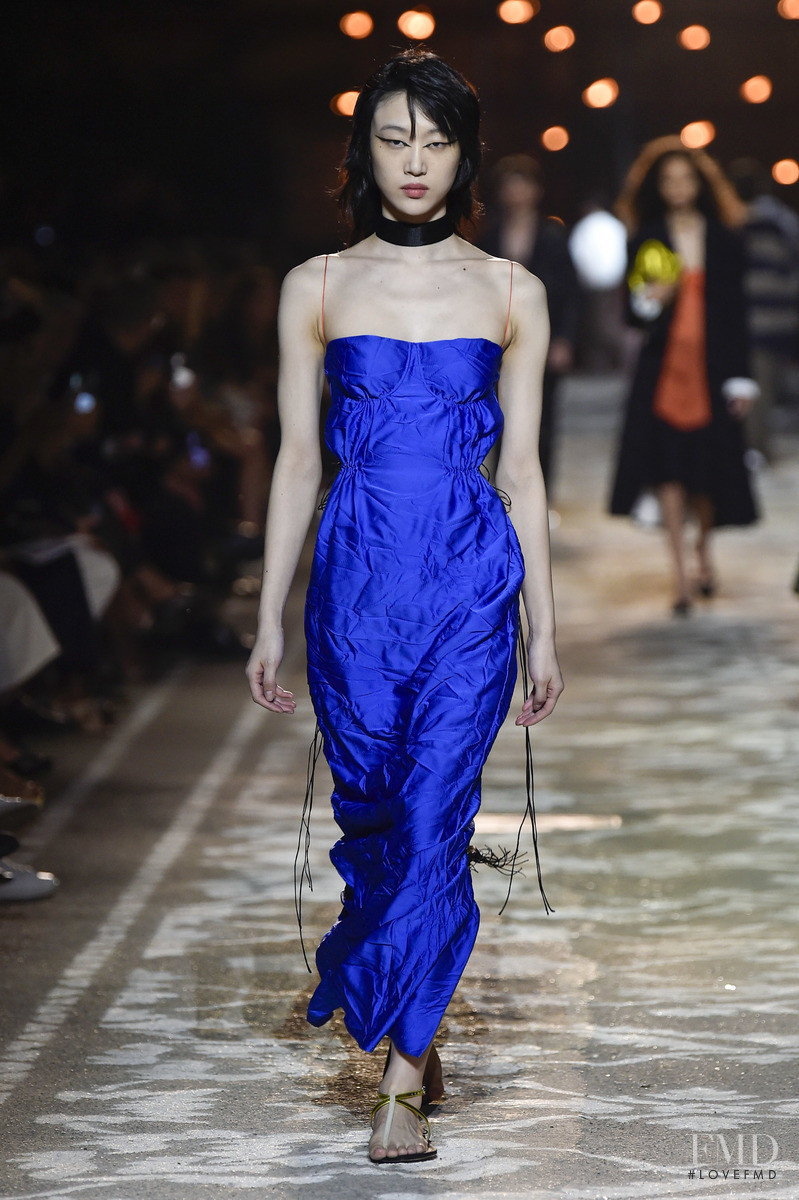 So Ra Choi featured in  the HUGO fashion show for Spring/Summer 2018