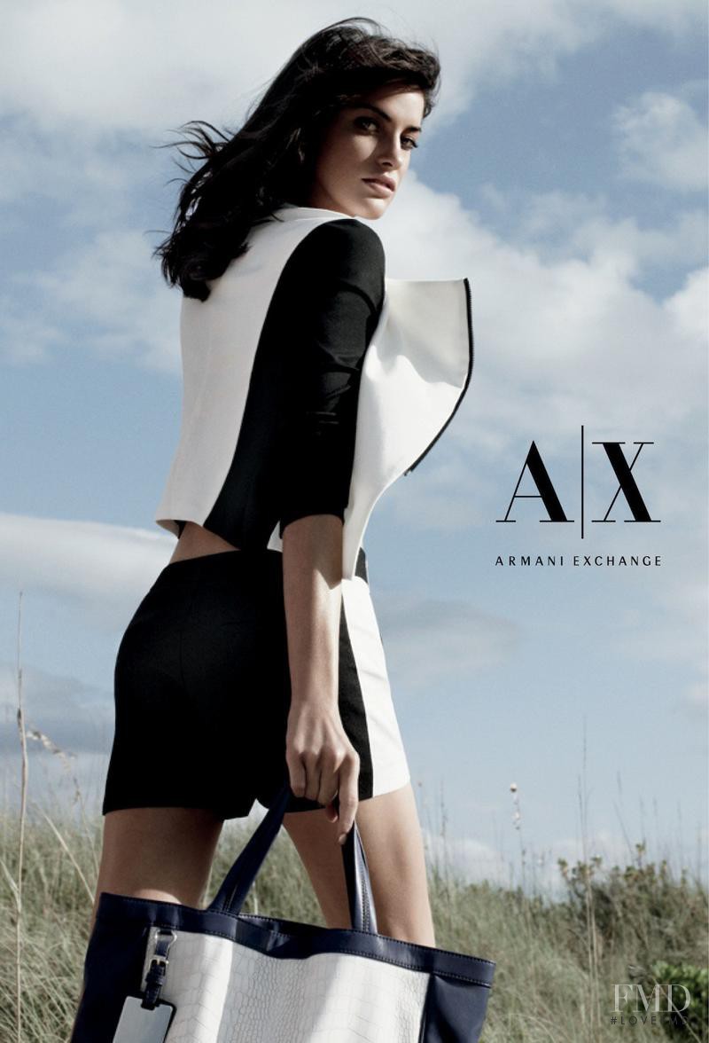 Alejandra Alonso featured in  the Armani Exchange advertisement for Spring/Summer 2013
