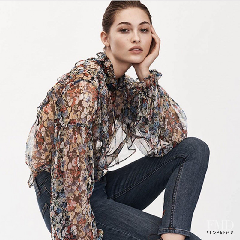 Grace Elizabeth featured in  the Topshop lookbook for Spring 2017