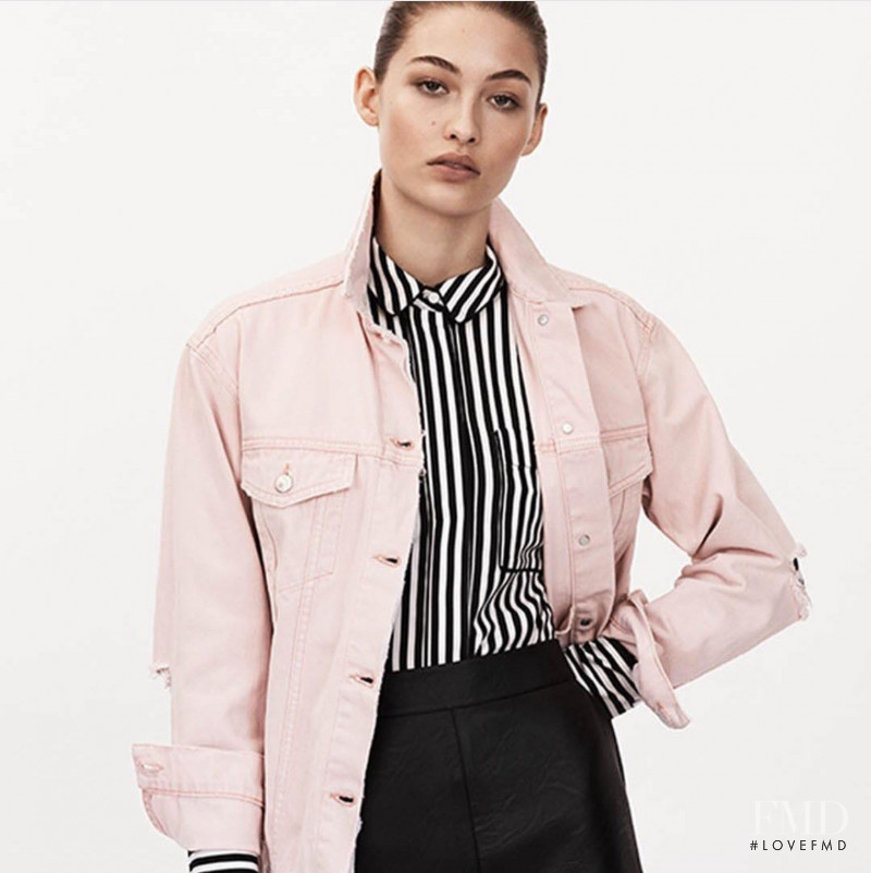 Grace Elizabeth featured in  the Topshop lookbook for Spring 2017